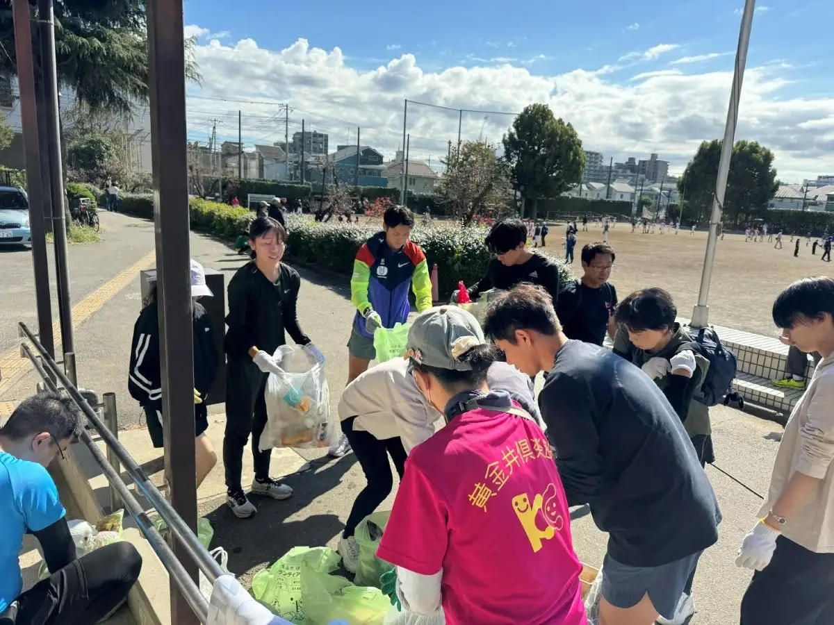 東京都小金井市にてプロギング